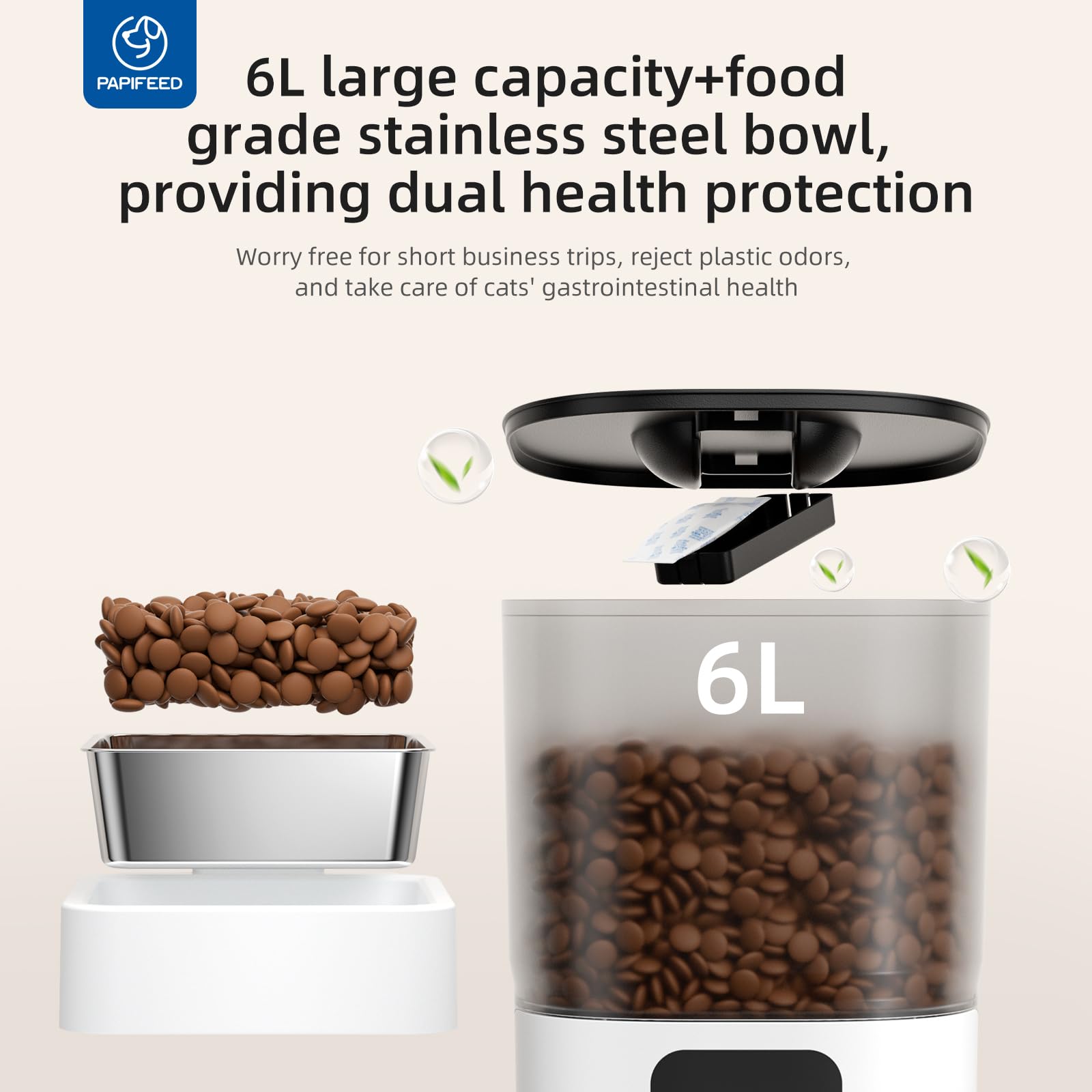 PAPIFEED-dual-power-supply-dc-battery ensures feeding during outages.