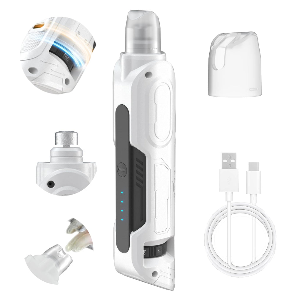 PAPIFEED high torque nail grinder front view shows compact handling for efficient home grooming