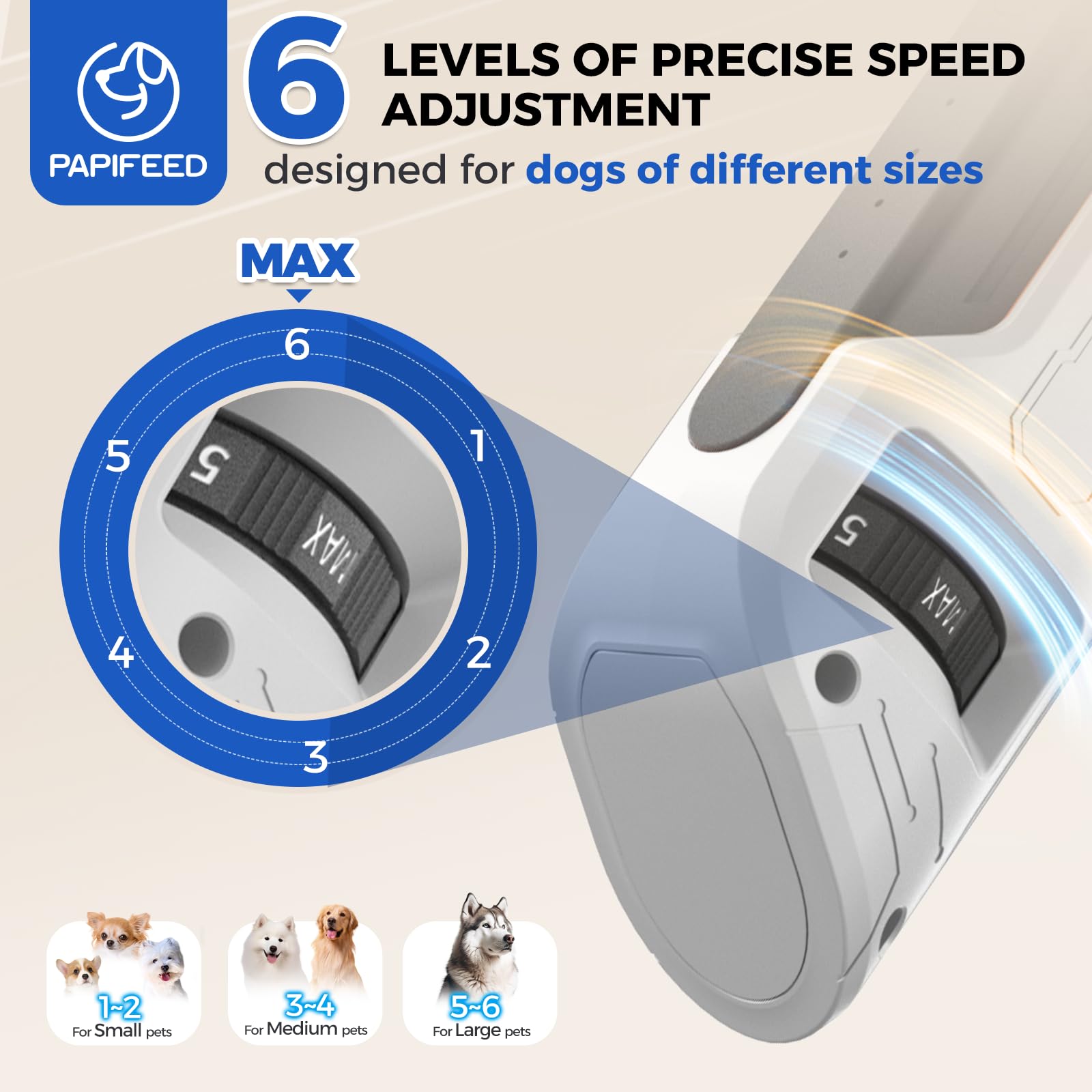 PAPIFEED nail grinder side view highlights ergonomic grip for safe at-home use