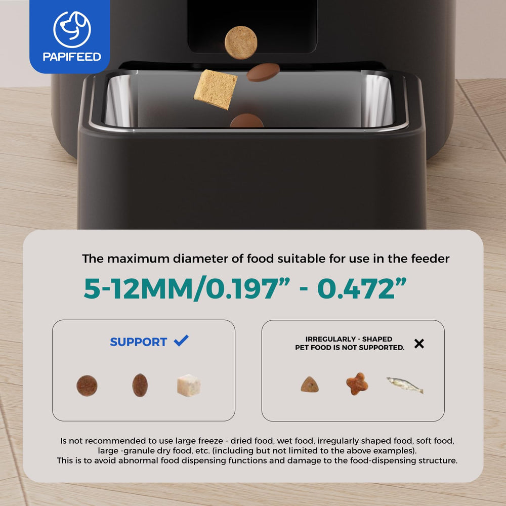 PAPIFEED night vision allows viewing meals in low light