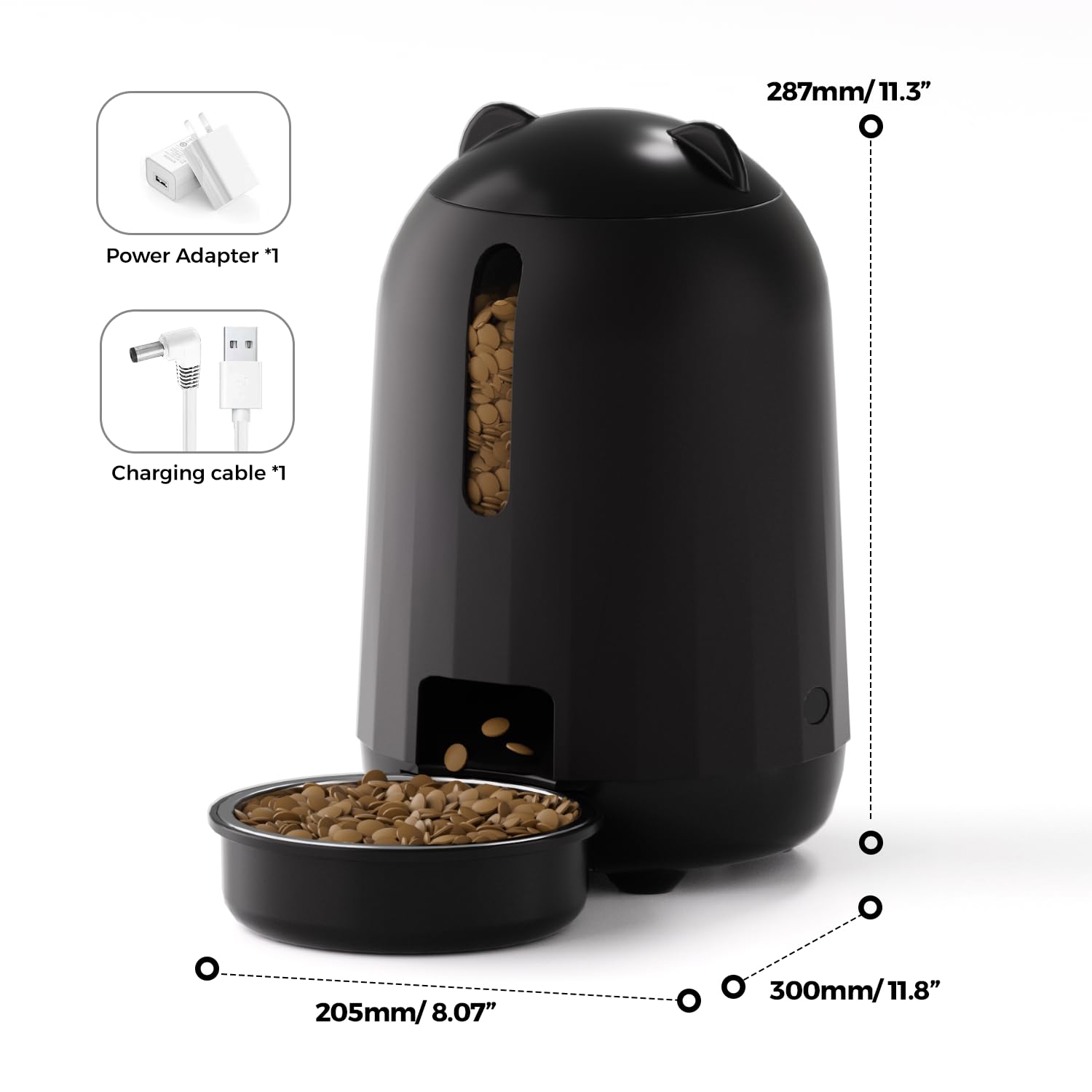 PAPIFEED split-design easy to clean with detachable components