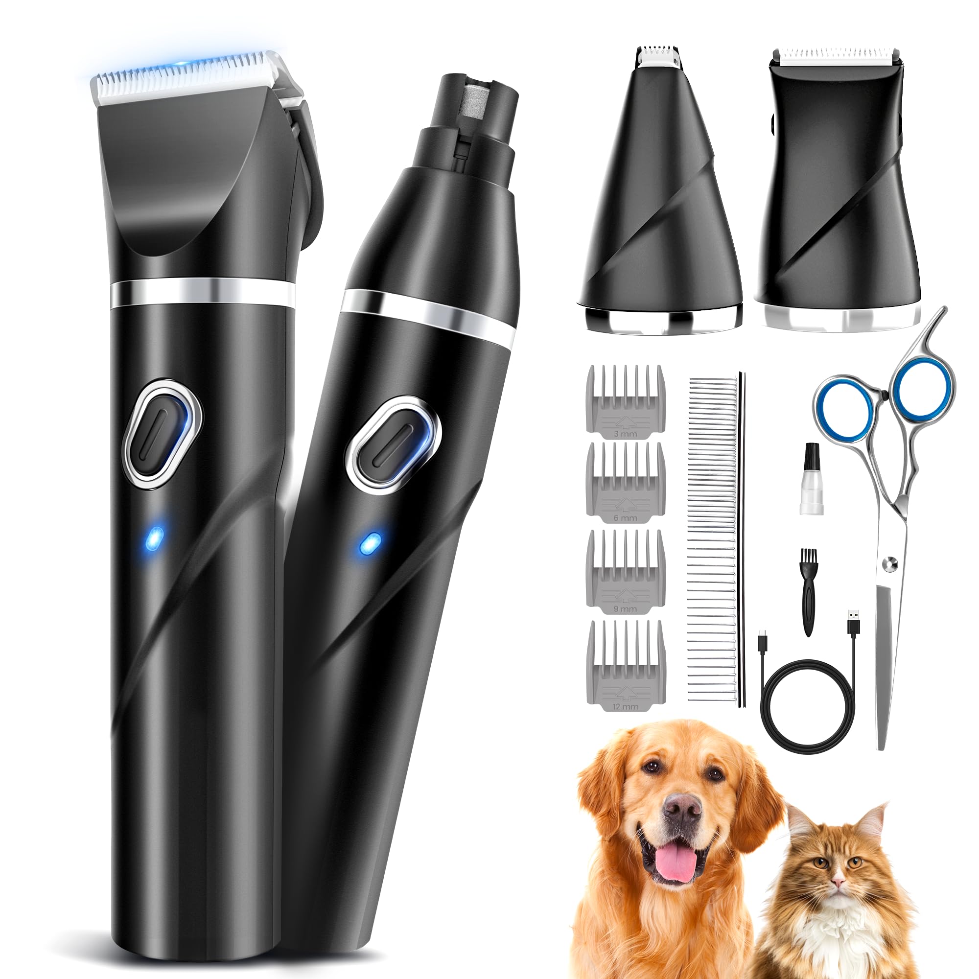 PAPMINI 4-in-1 kit full-body grooming ready for at-home sessions.