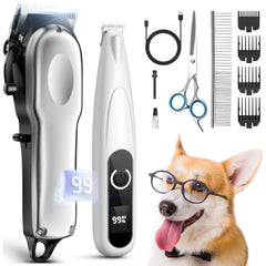 PAPMINI dog grooming kit front view for easy at-home trimming