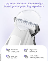 PAPMINI paw-trimmer in quiet operation, ideal for anxious pets during grooming sessions.