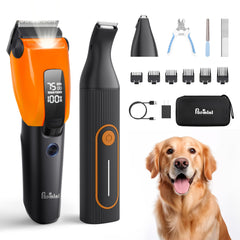 PAPMINI grooming kit front view, compact design for home use and storage