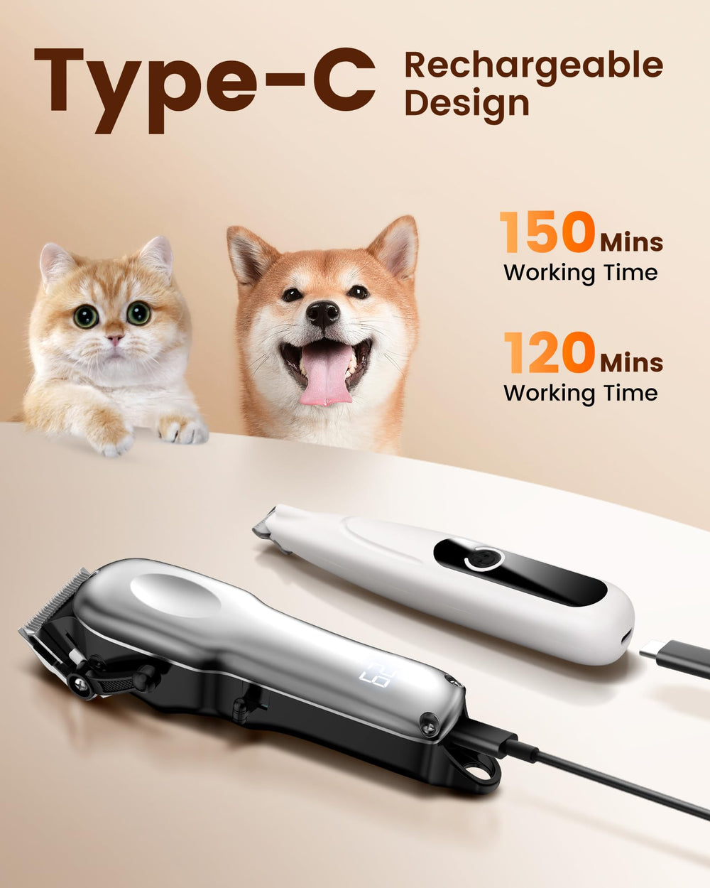 PAPMINI paw-trimmer closeup demonstrates precision for paws and faces