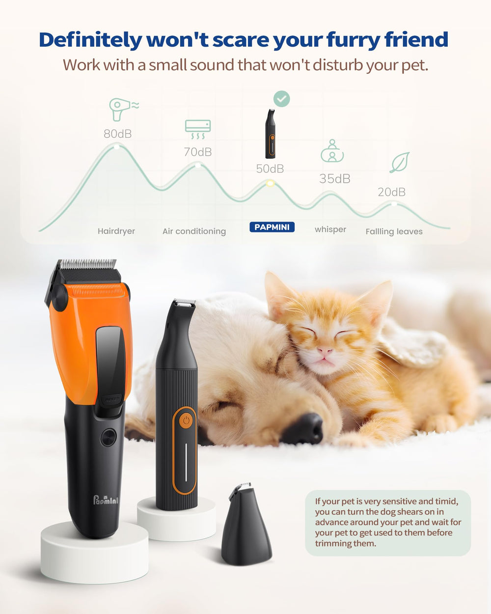 PAPMINI travel bag packed, portable grooming kit for on-the-go care