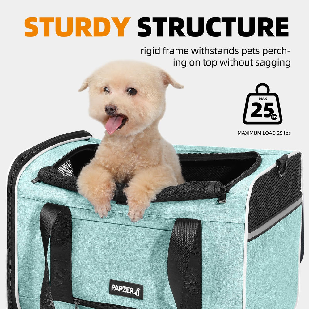 PAPZER 2-in-1 travel system side panel for car or luggage handling