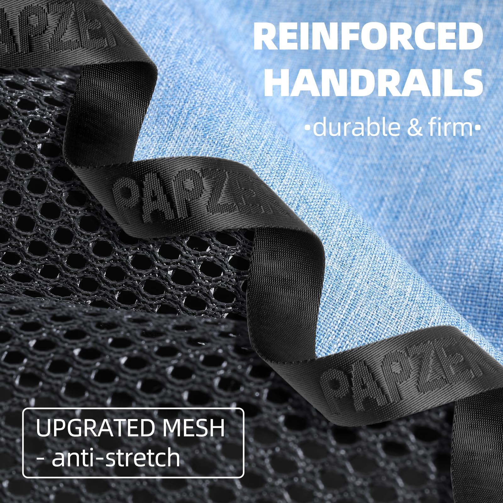 PAPZER 600D Oxford fabric durability resists scratching during travel