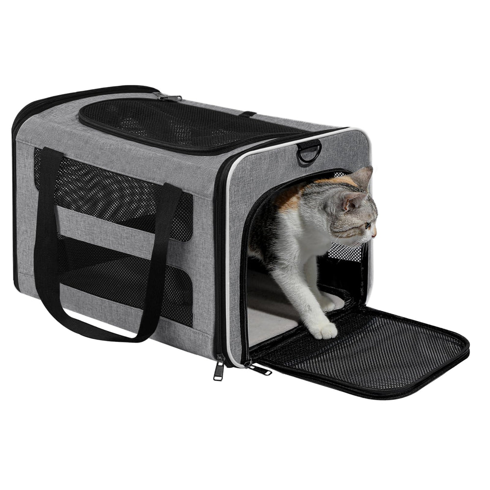 PAPZER cat carrier durable 600D oxford fabric resists scratching during trips
