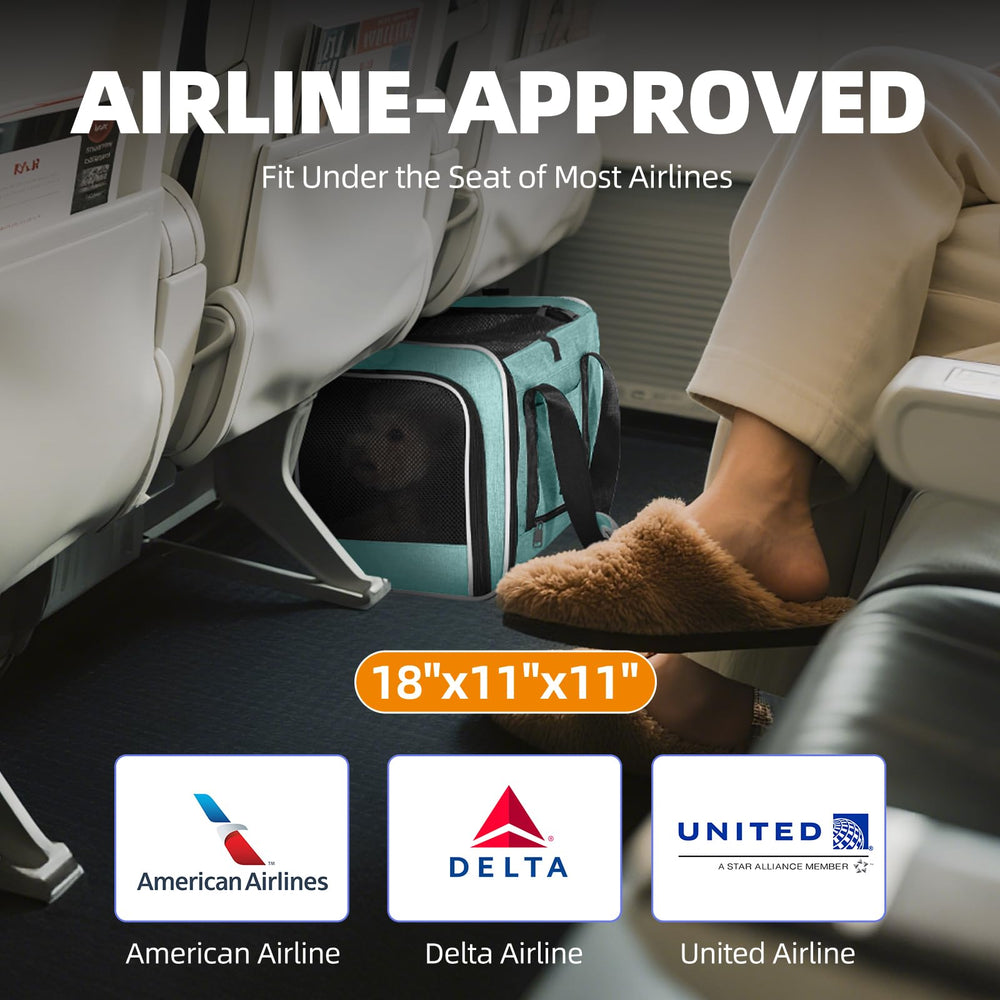 PAPZER escape-proof zippers prevent pet from escaping in busy terminals