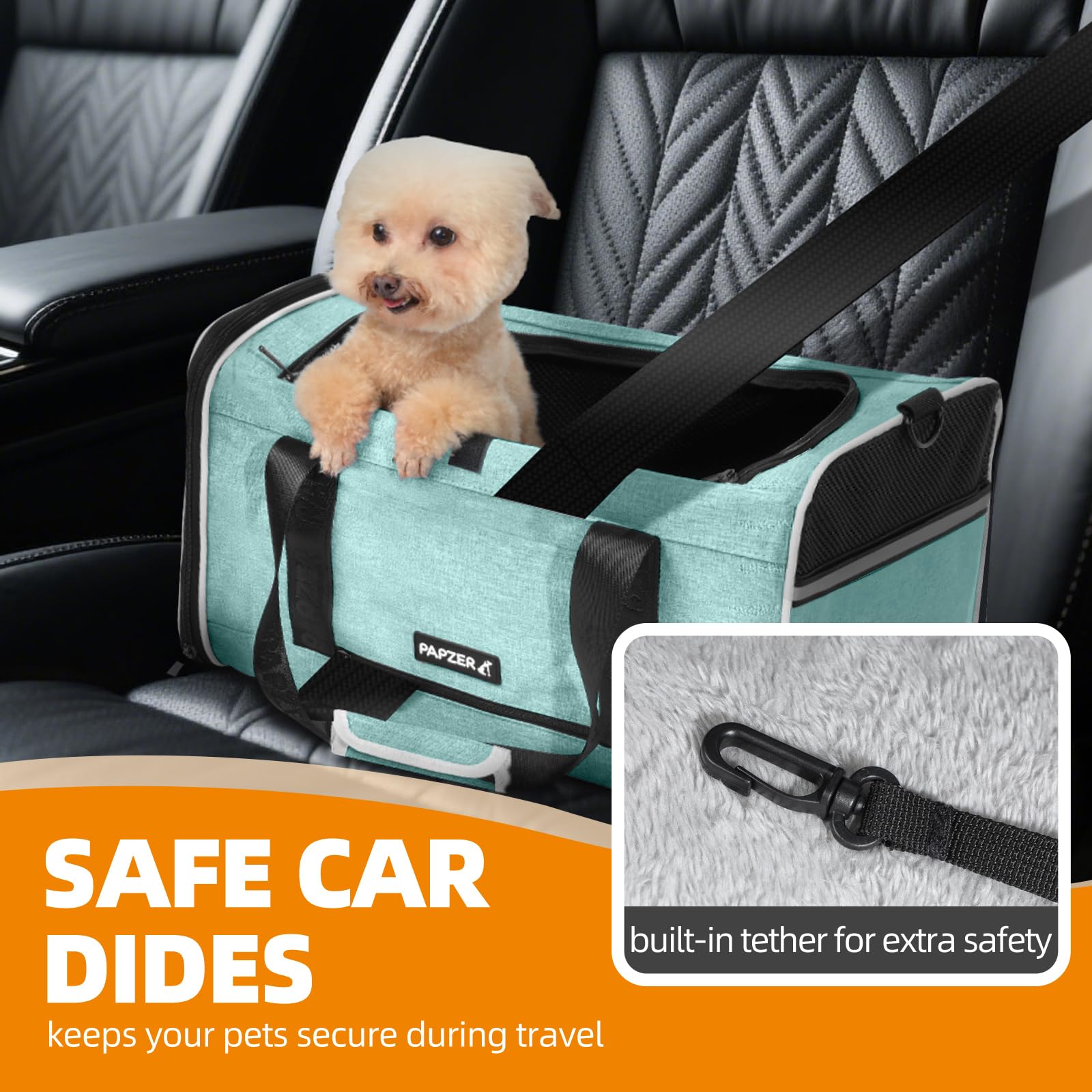 PAPZER hands-free mobility padded shoulder strap for easy carrying