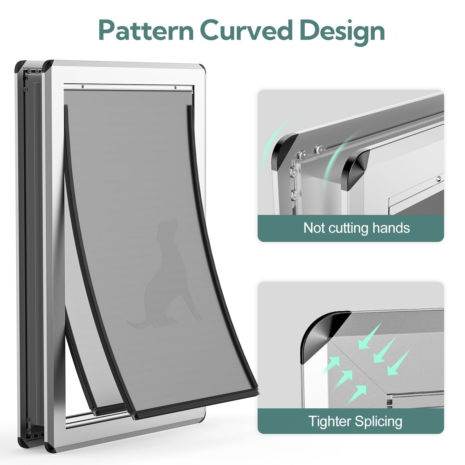 Parab House dog door dimensions guide helps ensure proper fit.
