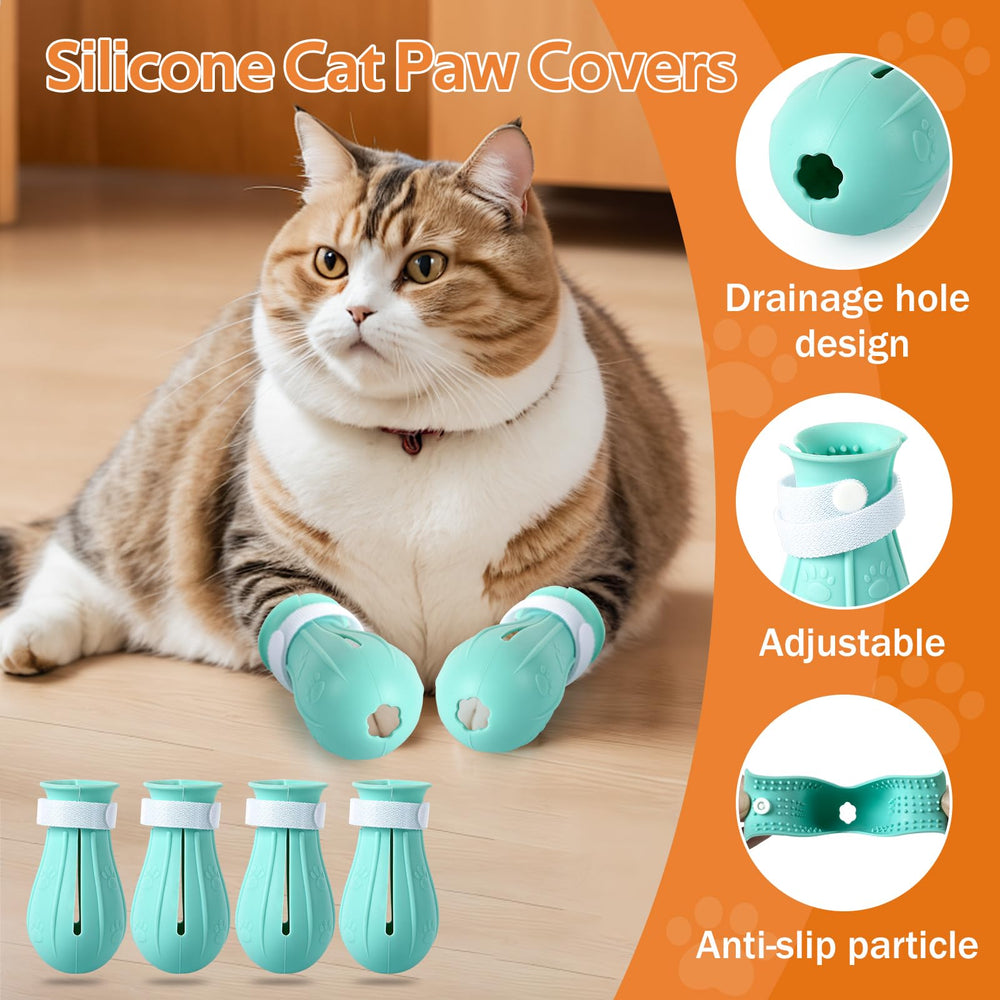 Parawo usar durante el baño facilita una experiencia más tranquila para el gato.