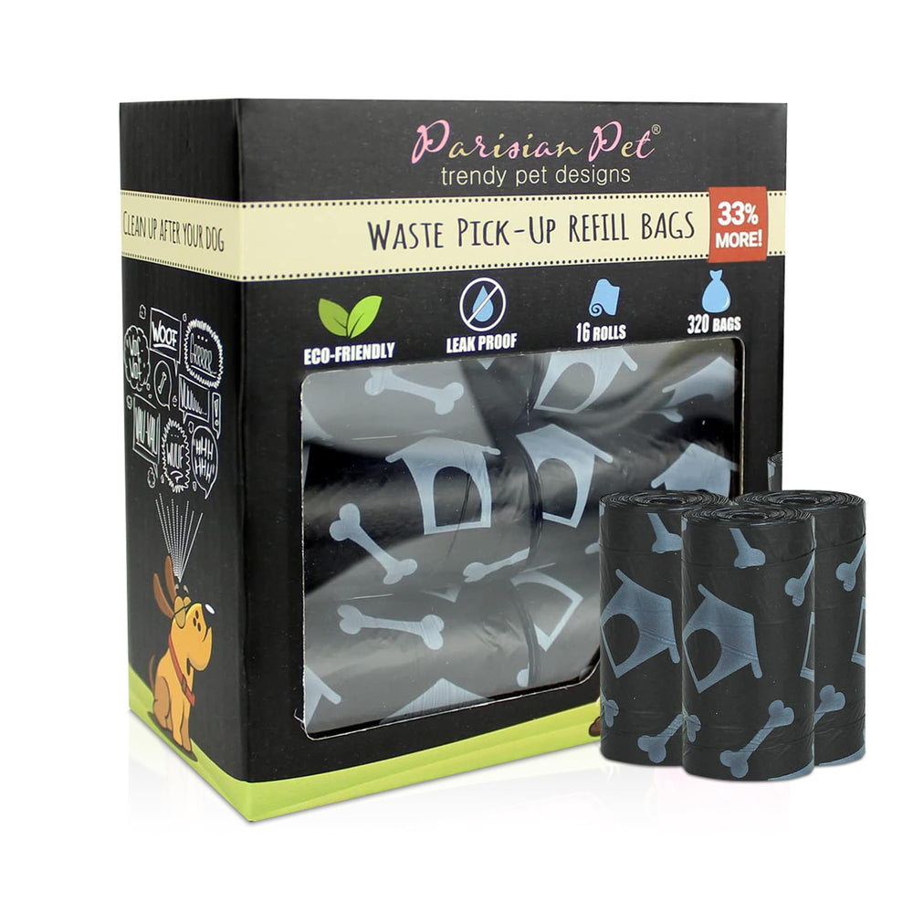 Parisian Pet dog bags rolls pack for quick on the go cleanup