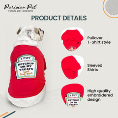 Parisian Pet dog costume breathable fabric for all-day use