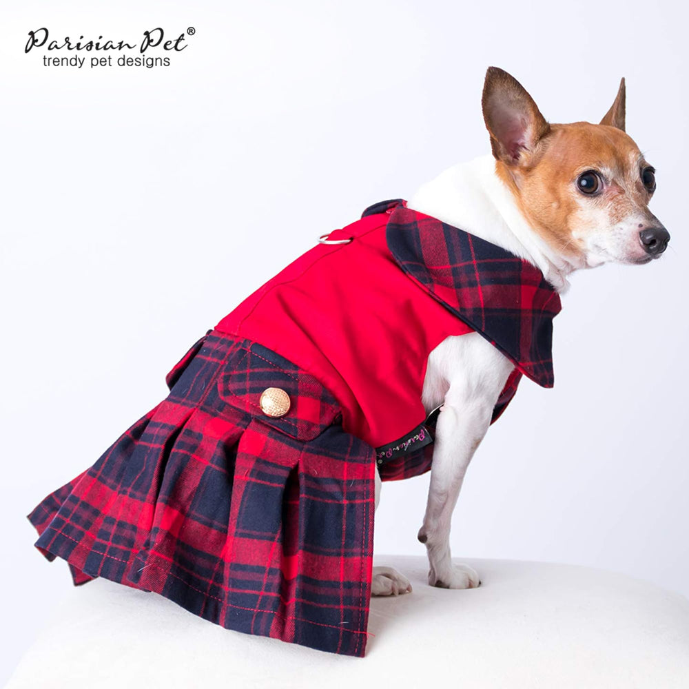 Parisian Pet Dog Dress easy-dressing pull-up straps for stress-free outfit changes