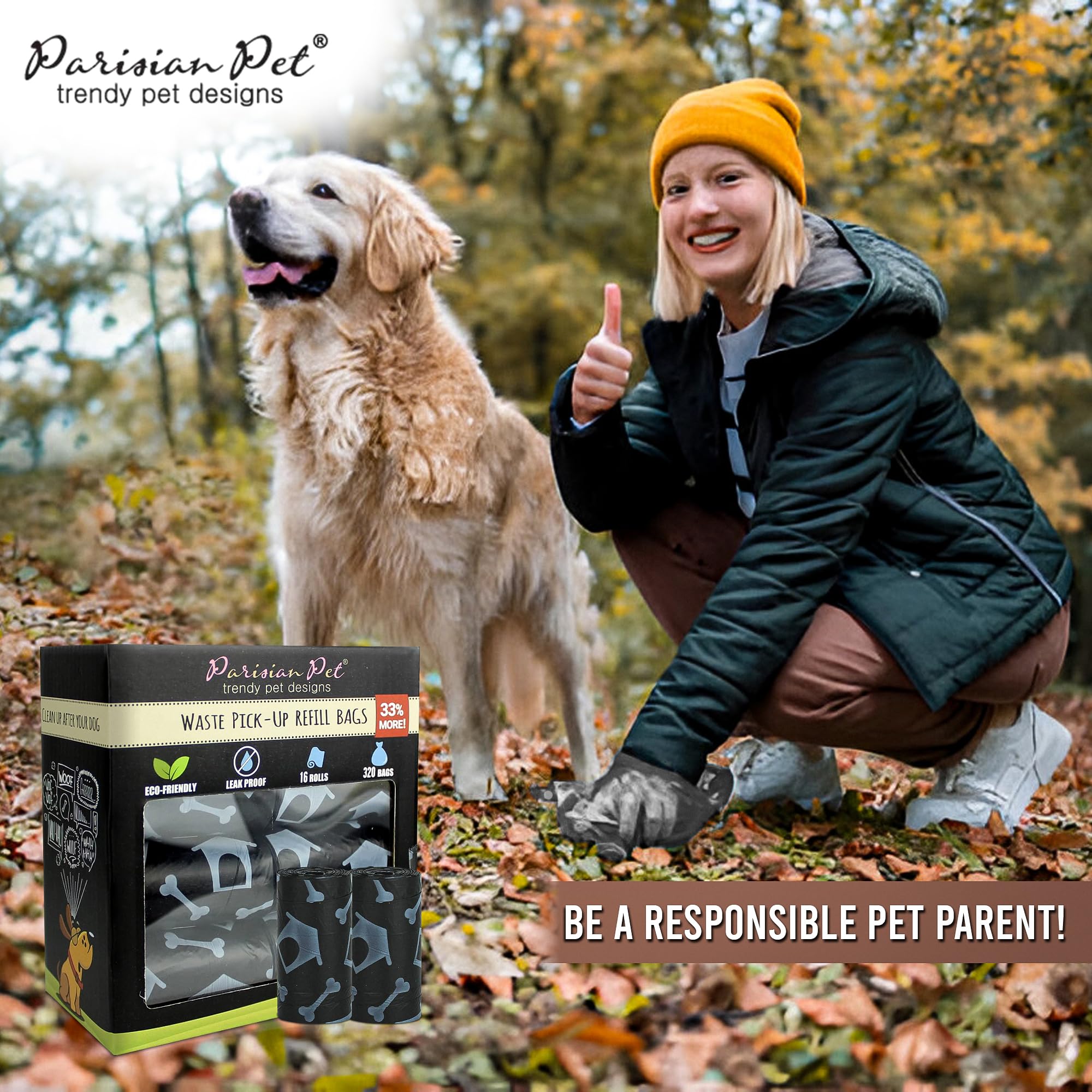 Parisian Pet dog house prints on bags enhance daily routines