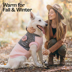 Parisian Pet jacket features button closure for easy on-off wear