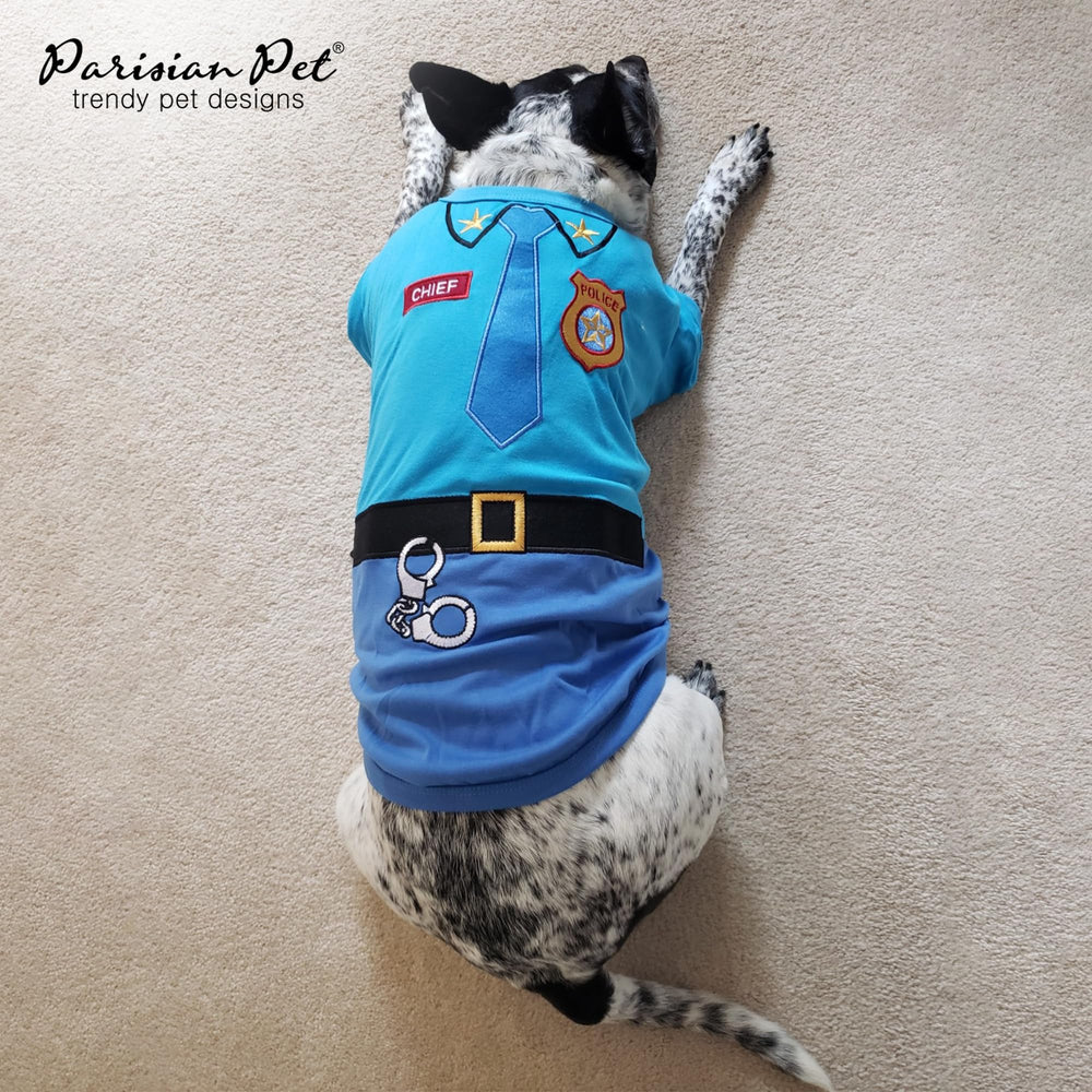 Parisian Pet dog shirt measurement guide to help choose the right size.