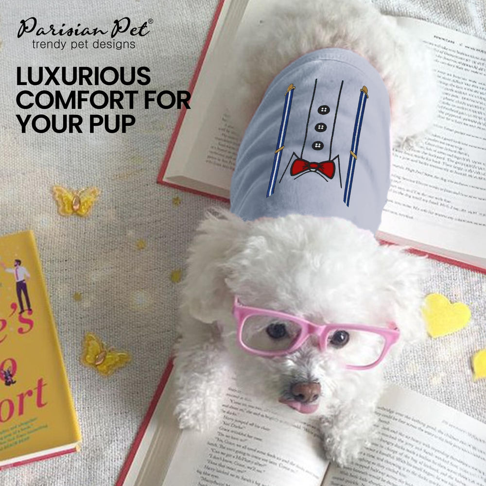Parisian Pet dog-tshirt-durability-stitching detail proves easy-care, long-lasting wear.