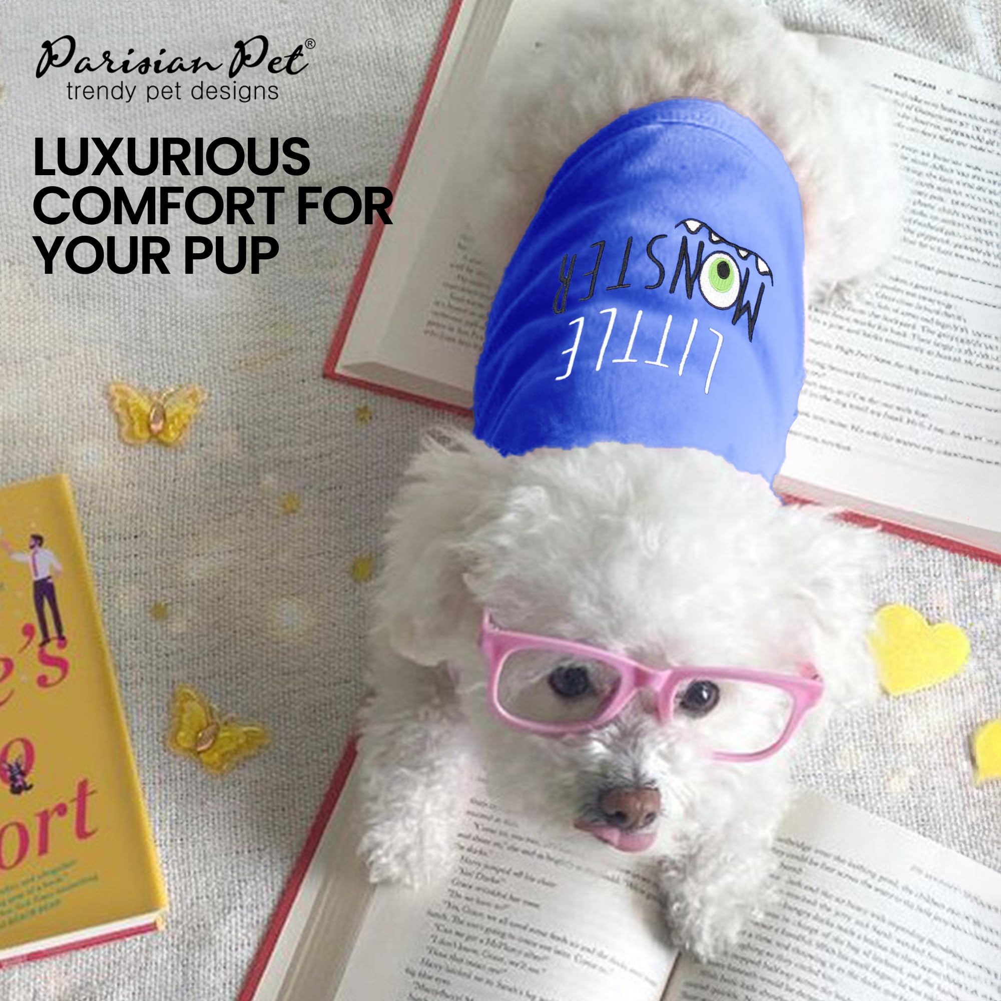 Parisian Pet machine-washable dog shirt ensures easy care after adventures.