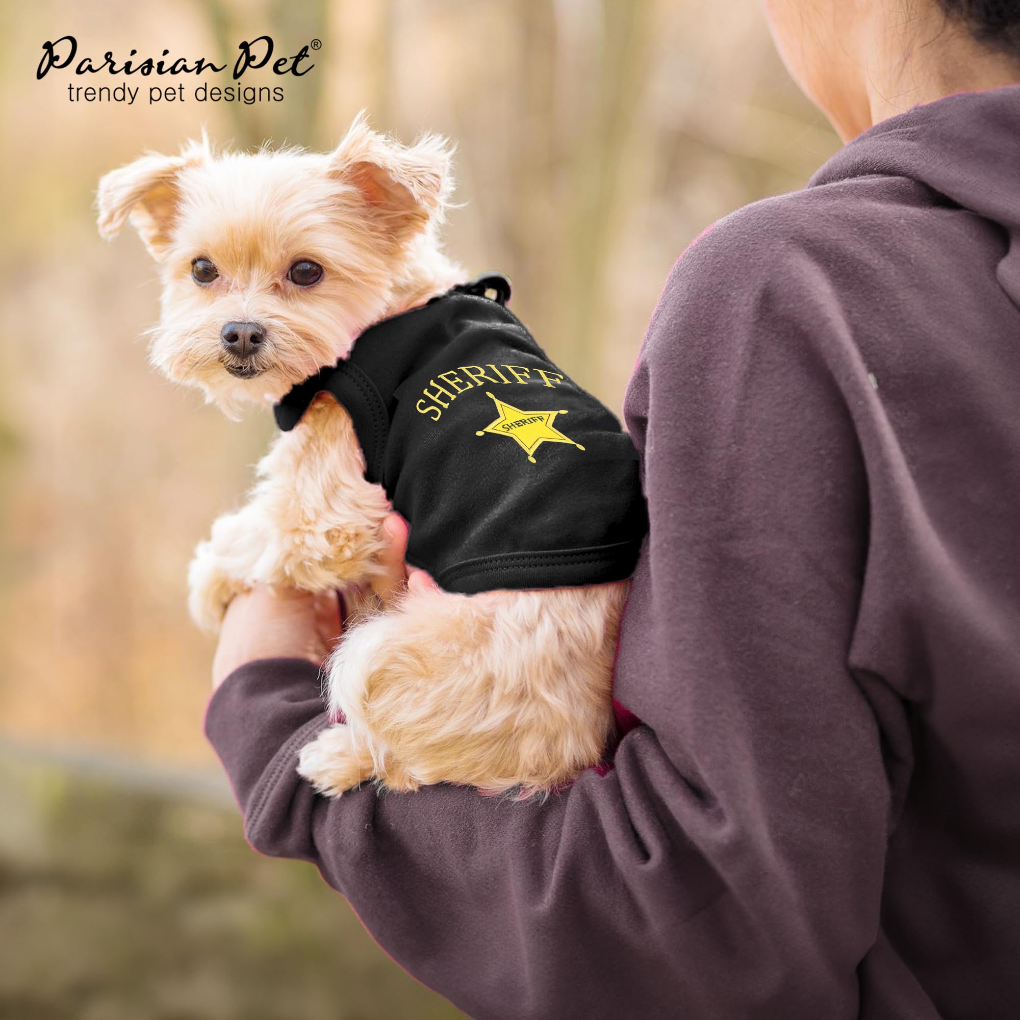 Parisian Pet dog tshirt machine-washable for easy cleaning and quick dry