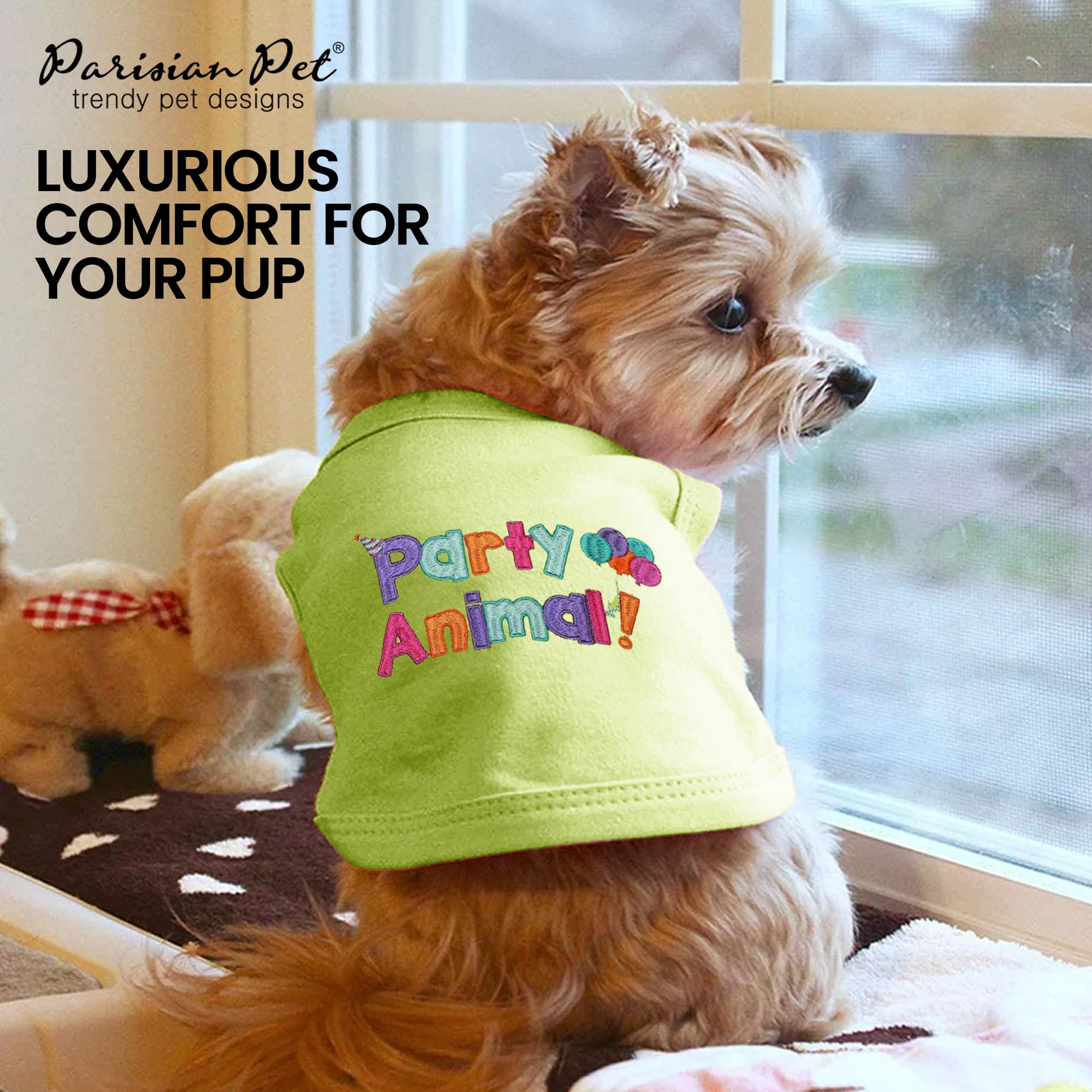 Parisian Pet size chart reference image to help find the perfect fit