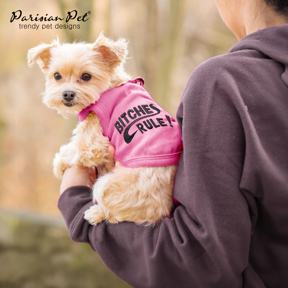 Parisian Pet sizing guide helps choose the right fit for your dog.