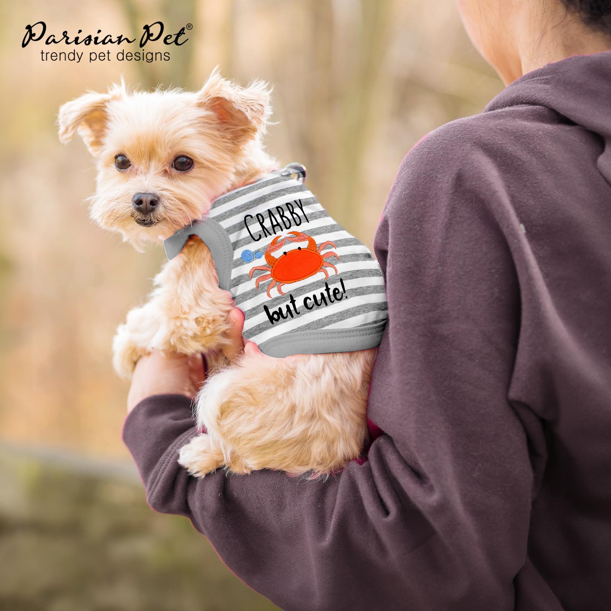 Parisian Pet machine washable fabric simplifies cleanup after adventures.
