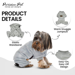 Parisian Pet four-legged design pajama for easy dressing and movement