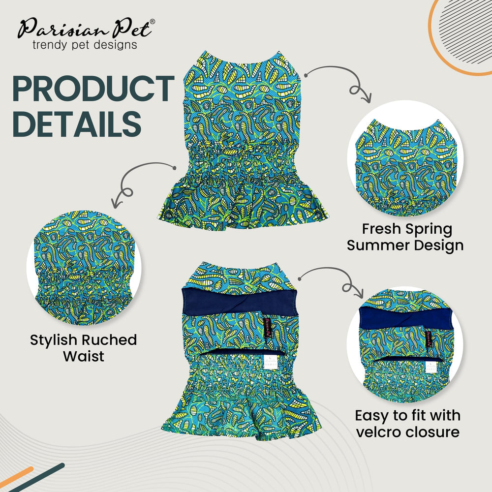 Parisian Pet lightweight breathable fabric dress keeping dog cool