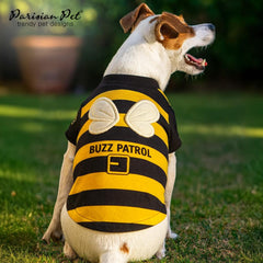 Parisian Pet Lightweight cotton-polyester fabric closeup shows breathable comfort on small dogs