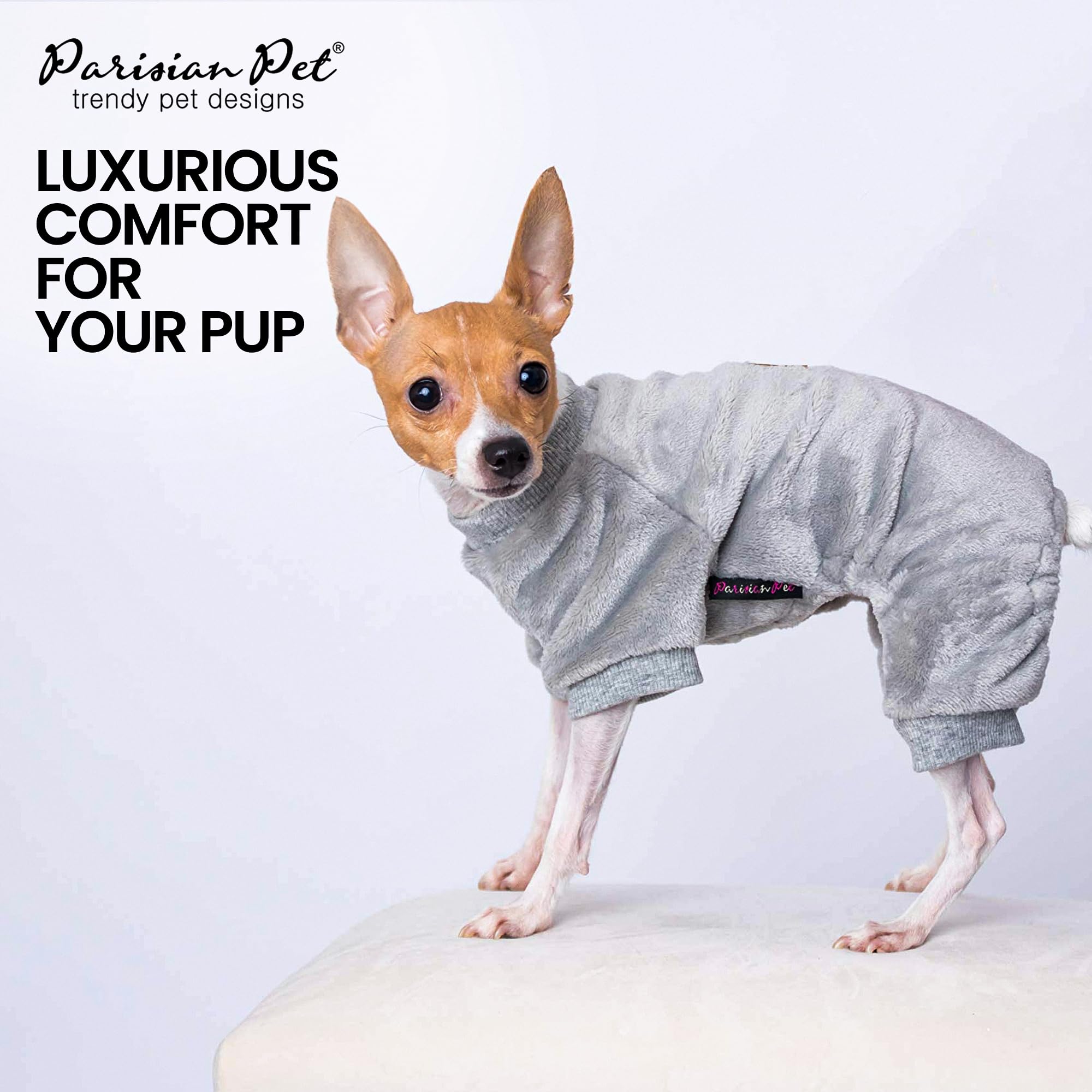 Parisian Pet machine-washable dog pajama keeps color and elasticity