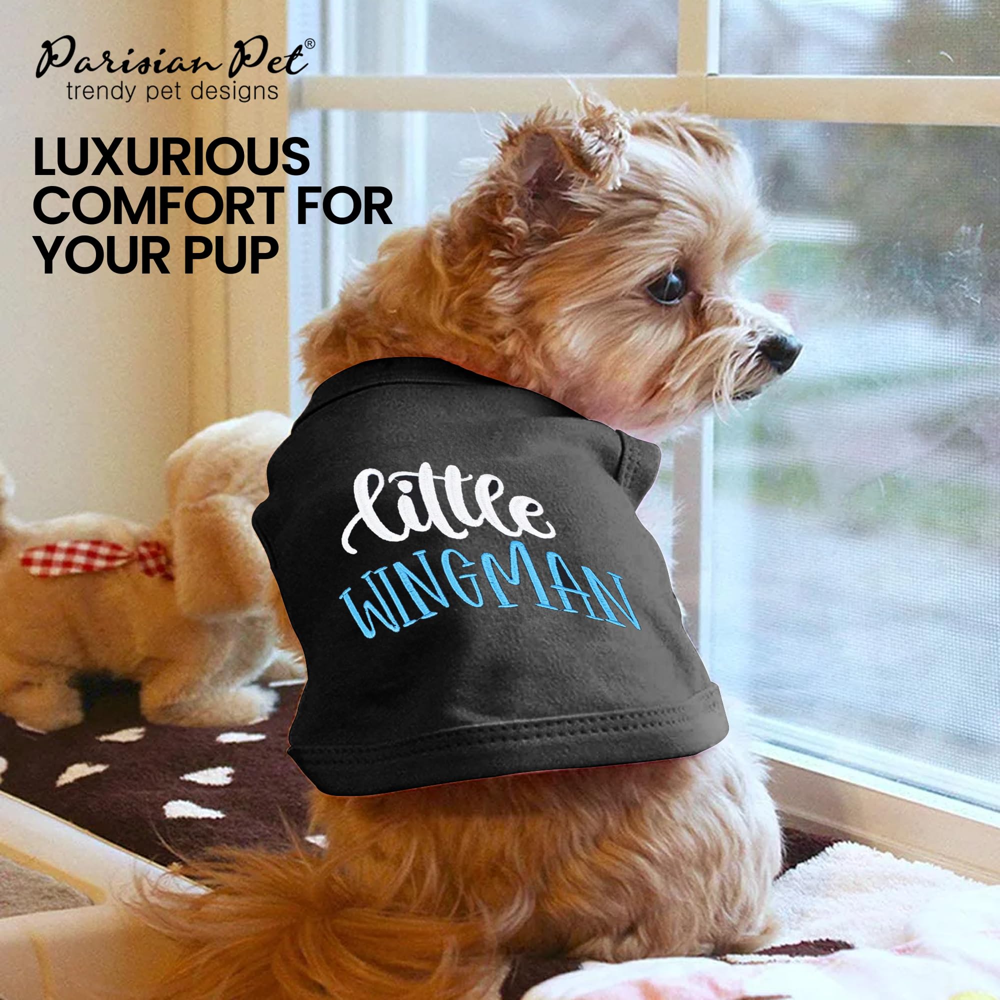 Parisian Pet machine-washable fabric for easy cleaning after adventures