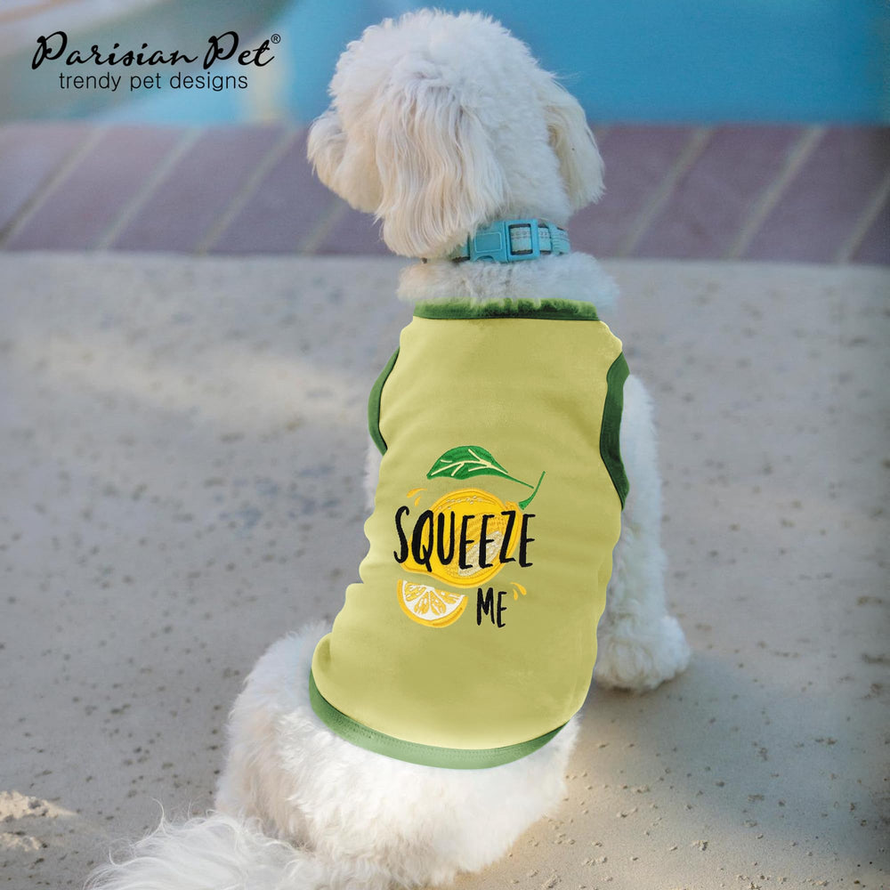 Parisian Pet machine-washable shirt image emphasizing easy care for busy owners.