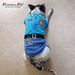 Parisian Pet police costume large dog 3xl ensures roomy fit for bigger breeds.