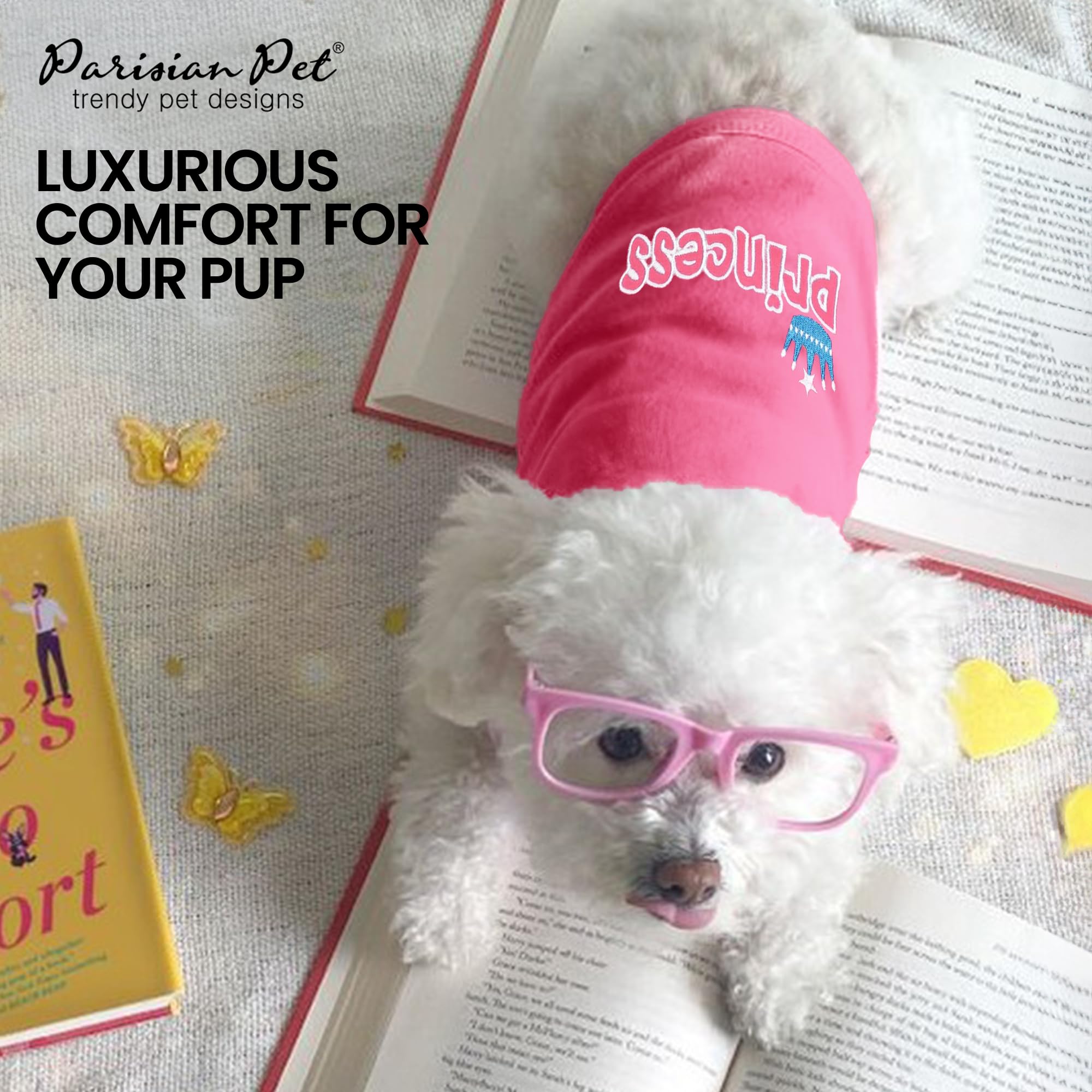 Parisian Pet Princess machine washable fabric for effortless cleaning.