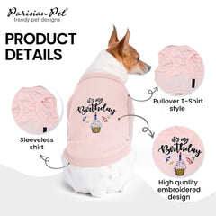 Parisian Pet round neckline sleeveless design for easy movement
