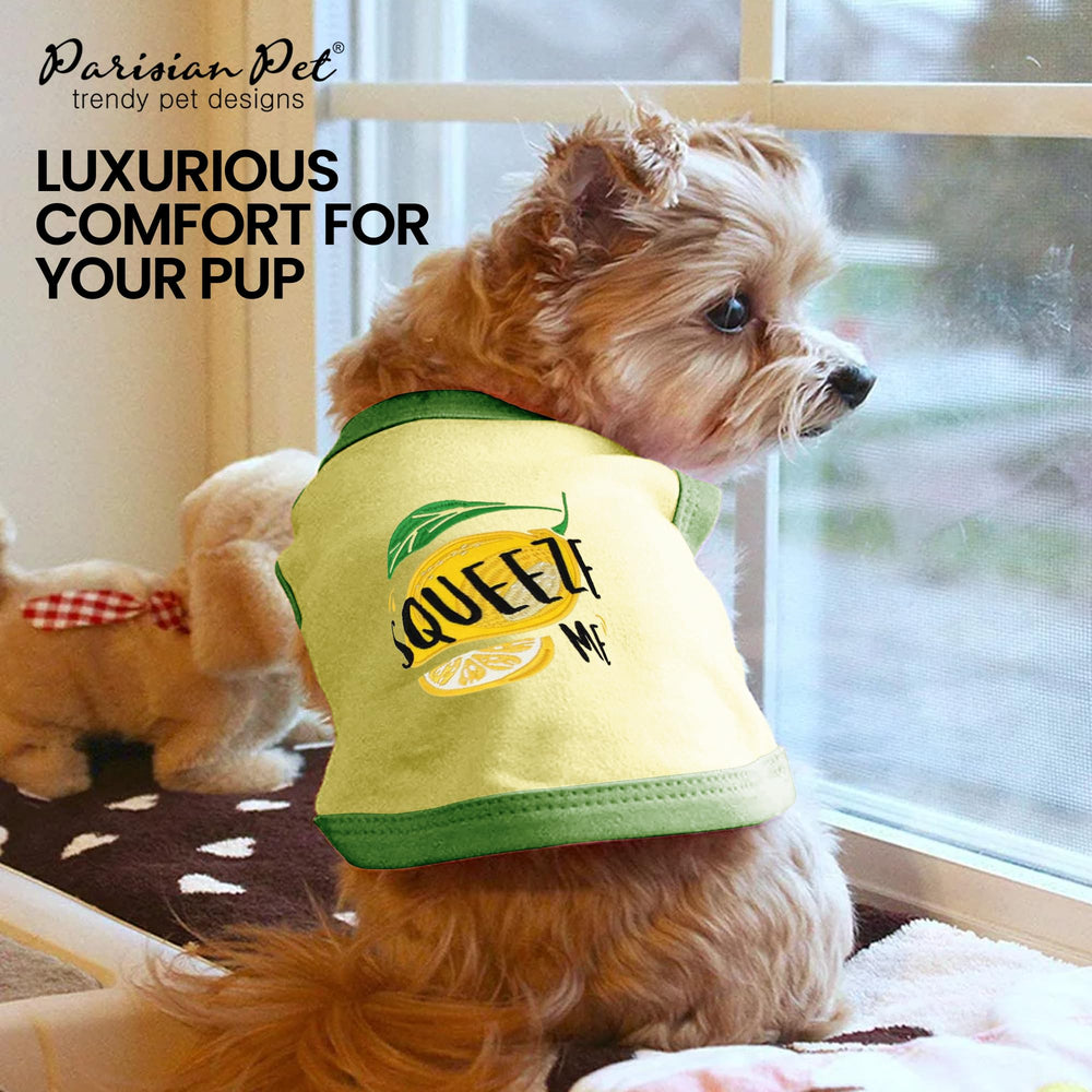 Parisian Pet size chart image demonstrates range from XXS to 3XL for a perfect fit.