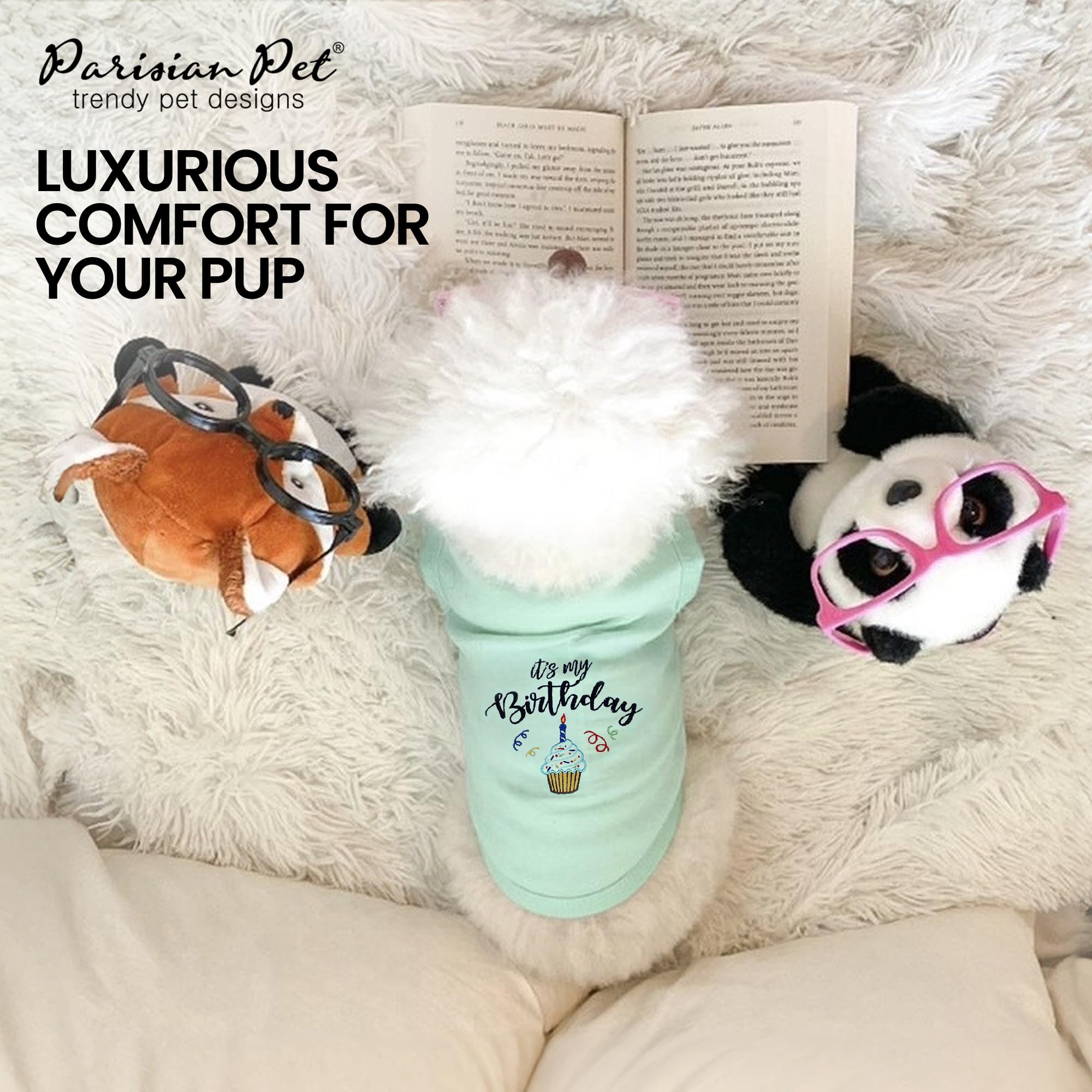 Parisian Pet size-inclusive range from XXS to 5XL fits many breeds.