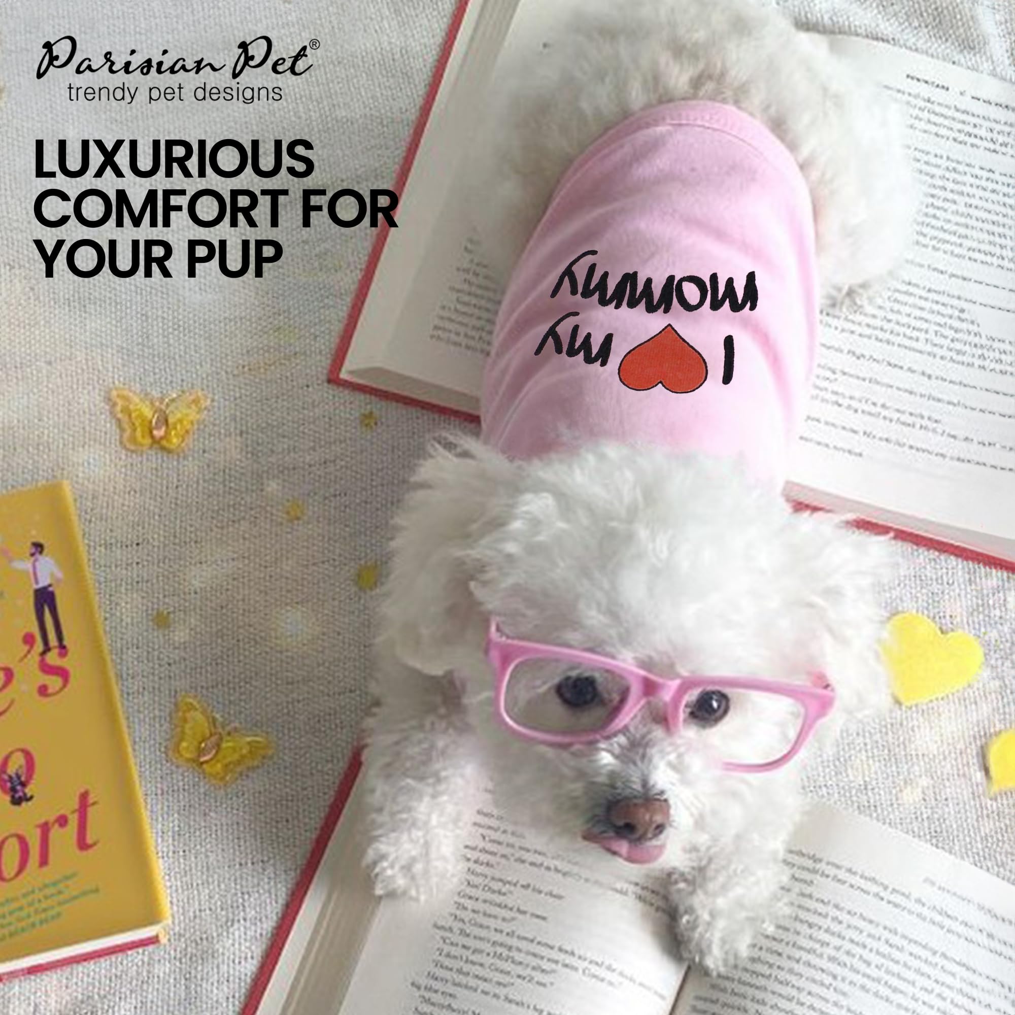 Parisian Pet size range XXS-5XL fits many breeds for inclusive fashion