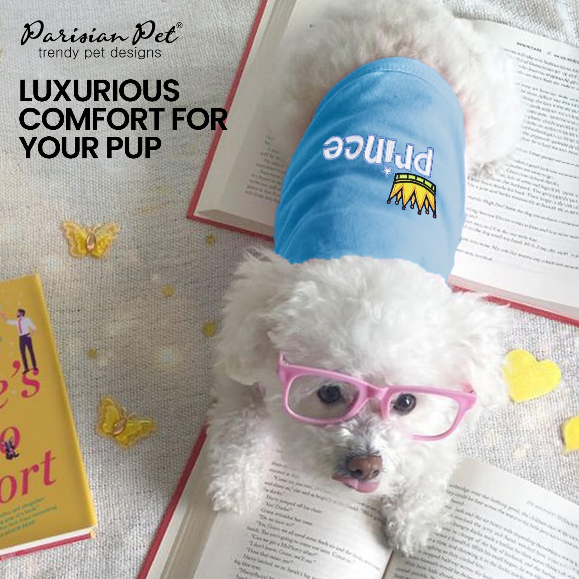 Parisian Pet sizing chart view helps choosing the perfect back length fit