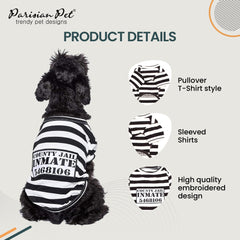 Parisian Pet sleeved dog shirt provides comfortable coverage during adventures and photoshoots