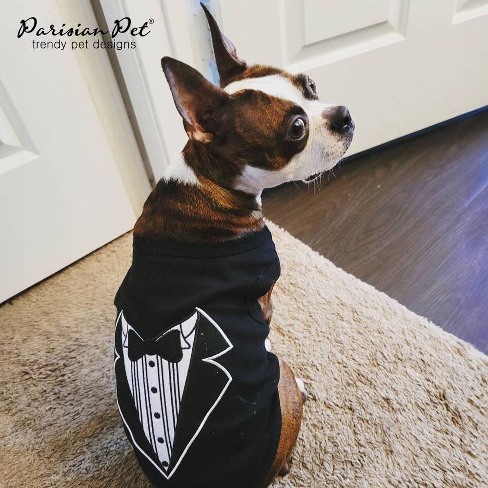 Parisian Pet size-chart reference image helps pick XXS–3XL fit.