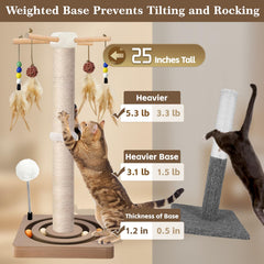 PAROTO cat tree tower assembly shows two mounting options for versatile indoor placement.