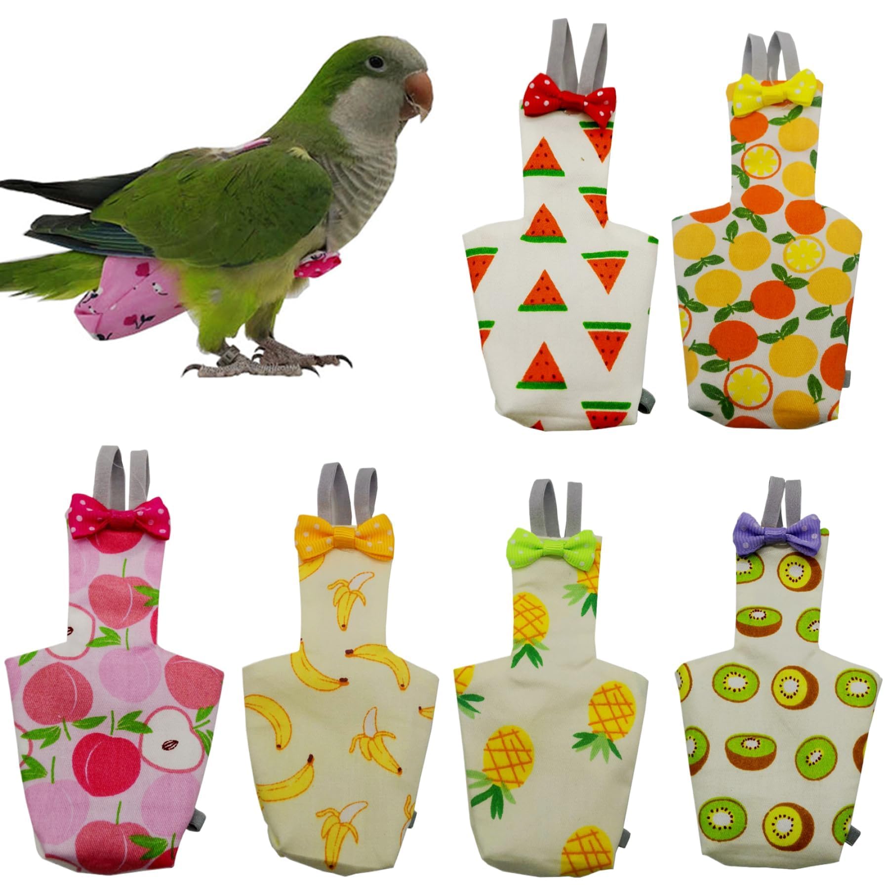 Parrot Diapers ideal for daily wear and travel cage time.