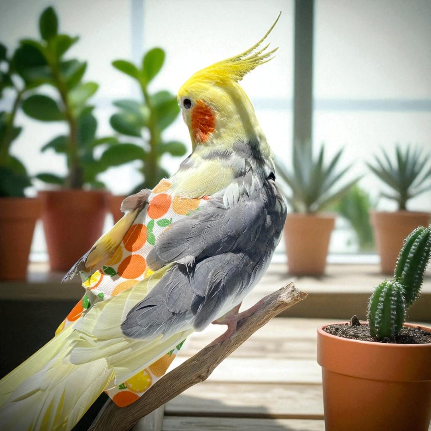 Parrot Diapers soft cloth material provides cozy, breathable comfort for birds.