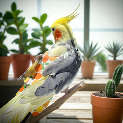 Parrot Diapers soft cloth material provides cozy, breathable comfort for birds.