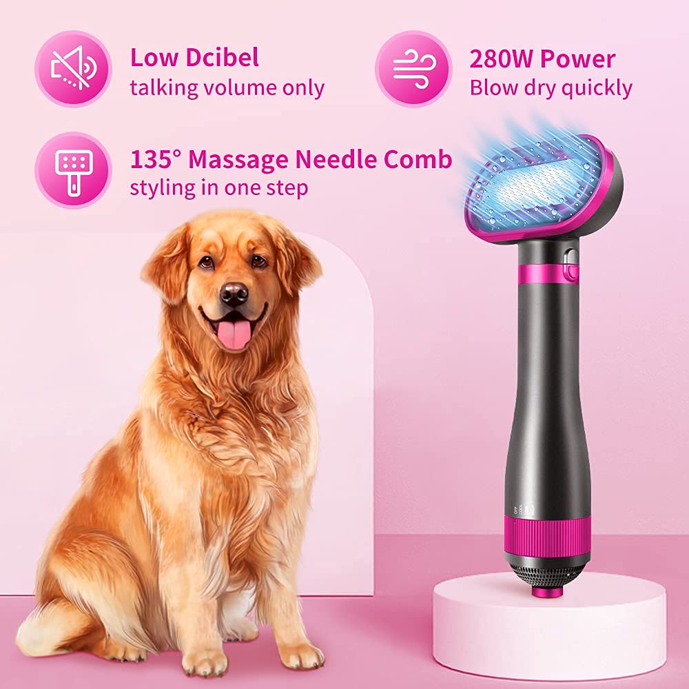 PARSMARDO 360-surround airflow for even, faster drying during home grooming